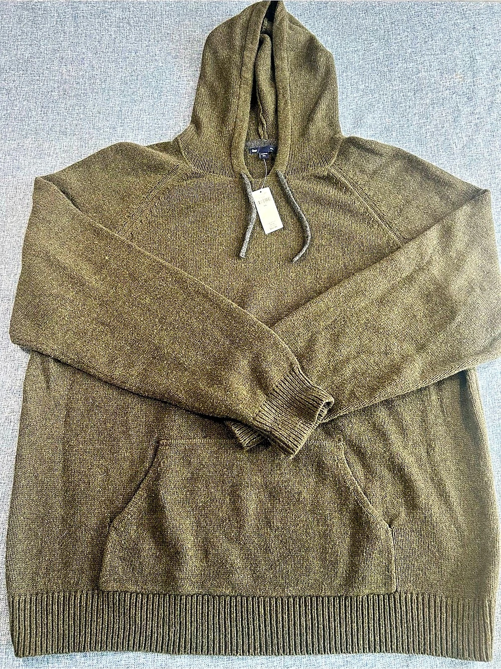 Gap Army Green Hooded Sweater XXL NWT